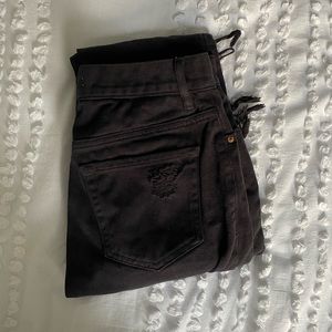 Black distressed pacsun jeans